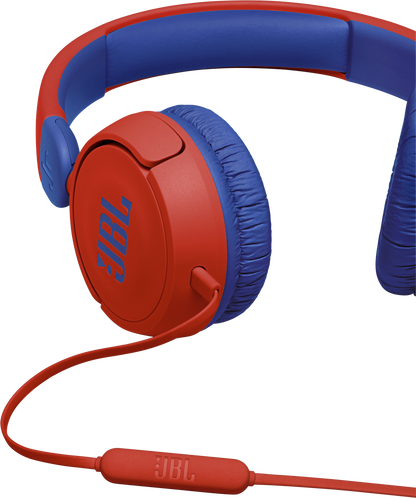 Mãos-livres 3,5 mm JBL JR 310 Kids, Vermelho JBLJR310RED