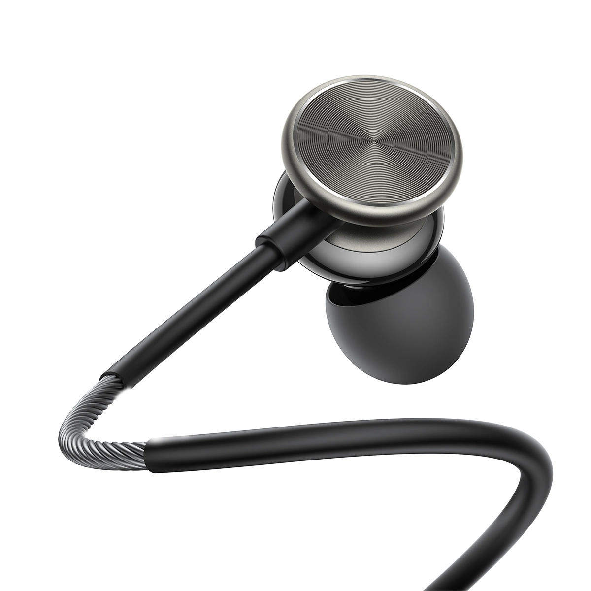 Handsfree 3.5mm Joyroom JR-EW03, Cinzento
