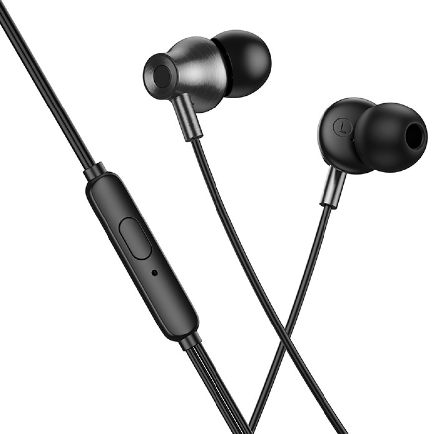 Handsfree 3.5mm / USB-C HOCO M119A, Preto