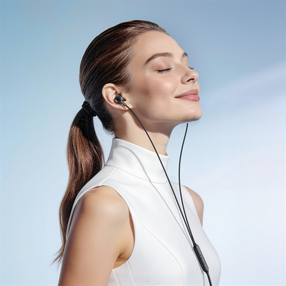 Handsfree 3.5mm / USB-C HOCO M119A, Preto