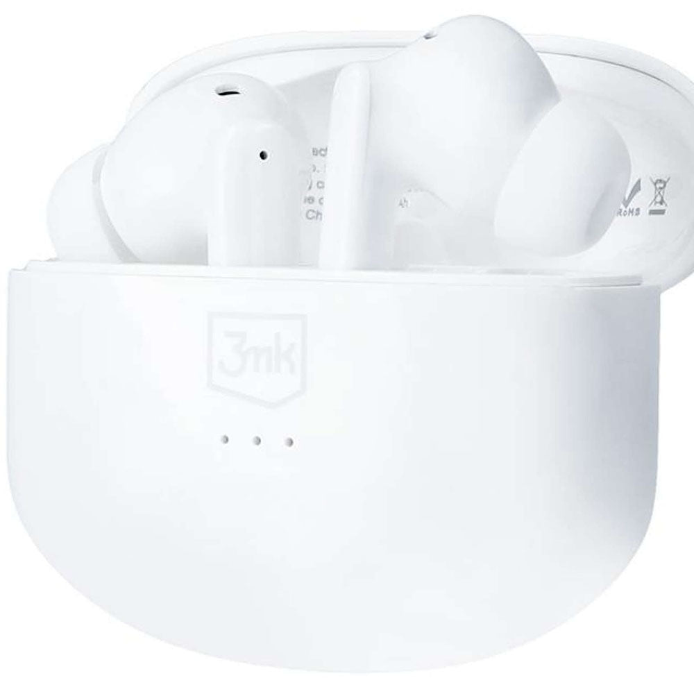 Auriculares Bluetooth 3MK LIFEPODS, TWS, ANC, Branco