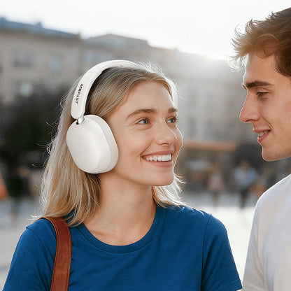 Handsfree Bluetooth Acefast H12, A2DP, ANC, Branco
