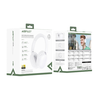 Handsfree Bluetooth Acefast H12, A2DP, ANC, Preto