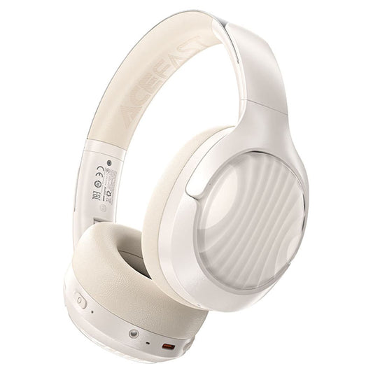 Handsfree Bluetooth Acefast H5, A2DP, ANC, Branco
