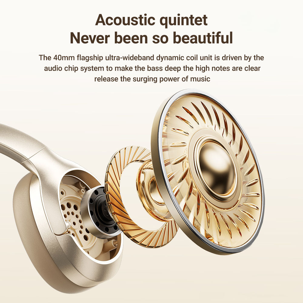 Handsfree Bluetooth Acefast H5, A2DP, ANC, Preto