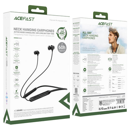 Handsfree Bluetooth Acefast N3, A2DP, Preto