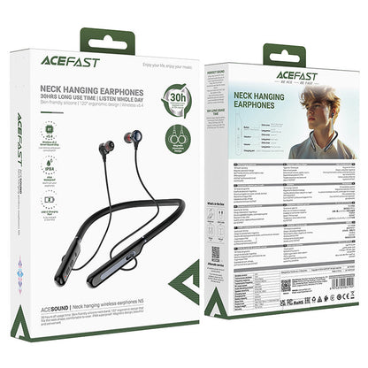 Handsfree Bluetooth Acefast N5, A2DP, Preto