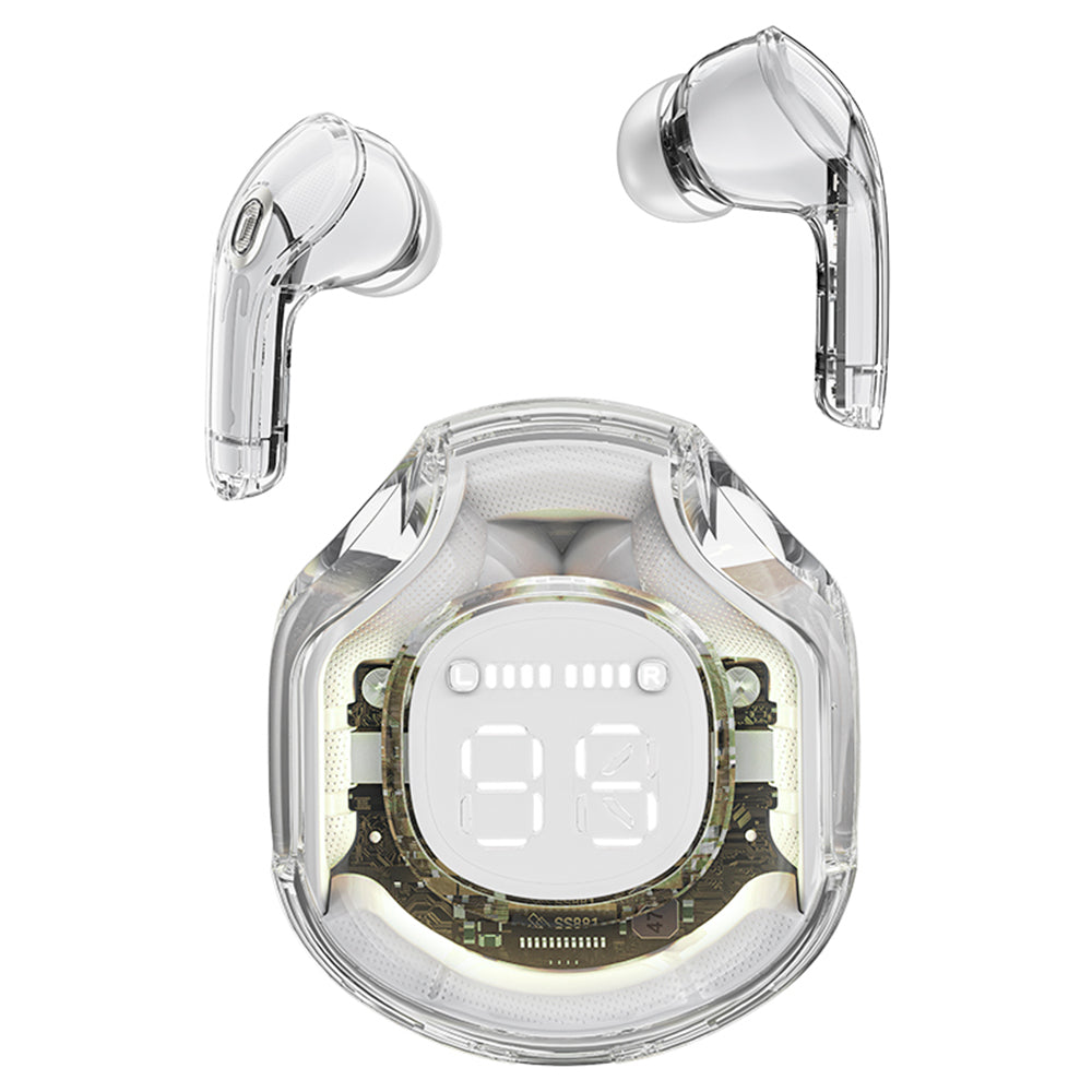 Handsfree Bluetooth Acefast T8, TWS, Branco