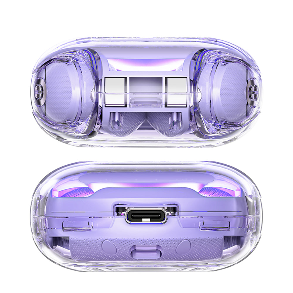 Handsfree Bluetooth Acefast T8, TWS, Roxo