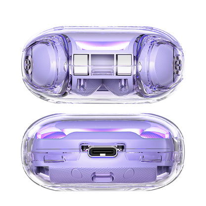 Handsfree Bluetooth Acefast T8, TWS, Roxo