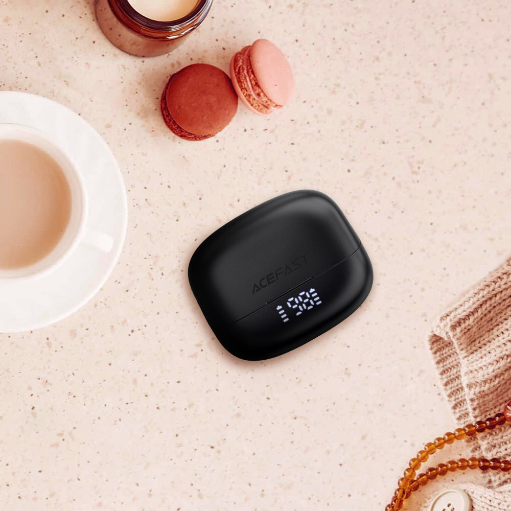 Handsfree Bluetooth Acefast W1, TWS, Preto