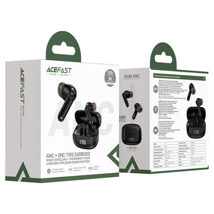 Handsfree Bluetooth Acefast W1, TWS, Preto