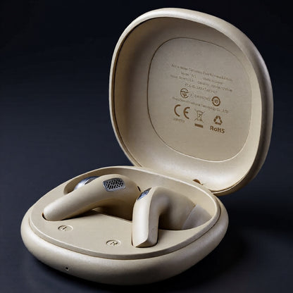 Handsfree Bluetooth Acefast W3, TWS, ANC, Caqui