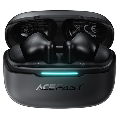 Handsfree Bluetooth Acefast W5, TWS, ANC, Preto