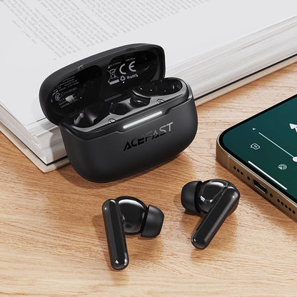 Handsfree Bluetooth Acefast W5, TWS, ANC, Preto