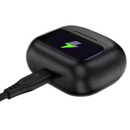 Handsfree Bluetooth Acefast W6, TWS, ANC, Preto