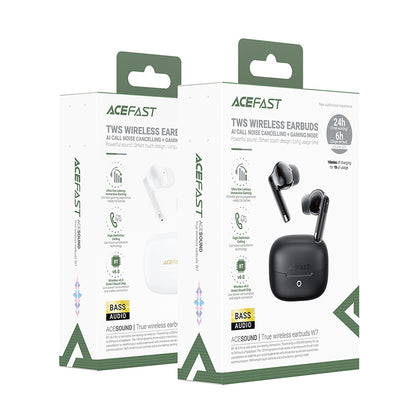 Handsfree Bluetooth Acefast W7, TWS, Preto