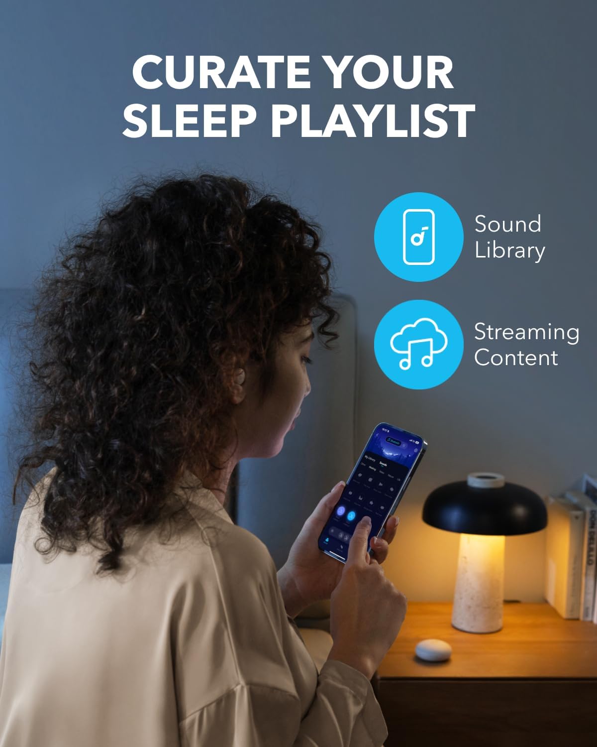 Mãos-livres Bluetooth Anker SoundCore Sleep A20, TWS, Branco A6611G21 