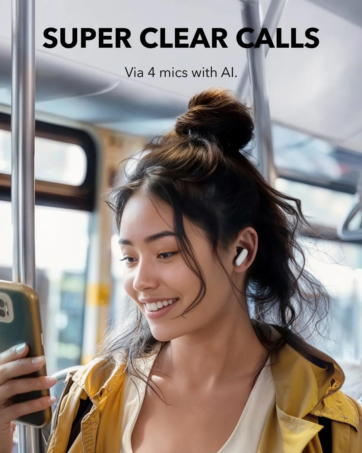 Handsfree Bluetooth Anker SoundCore P30i, TWS, ANC, Branco A3959321
