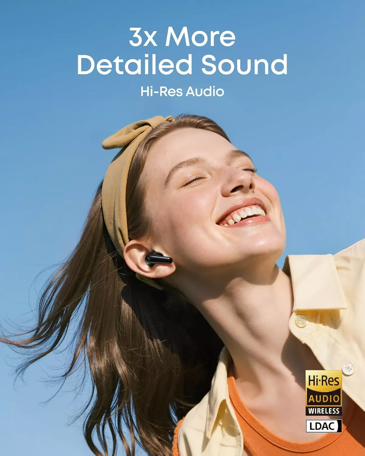 Handsfree Bluetooth Anker SoundCore R60i, TWS, ANC, Preto D1202G11