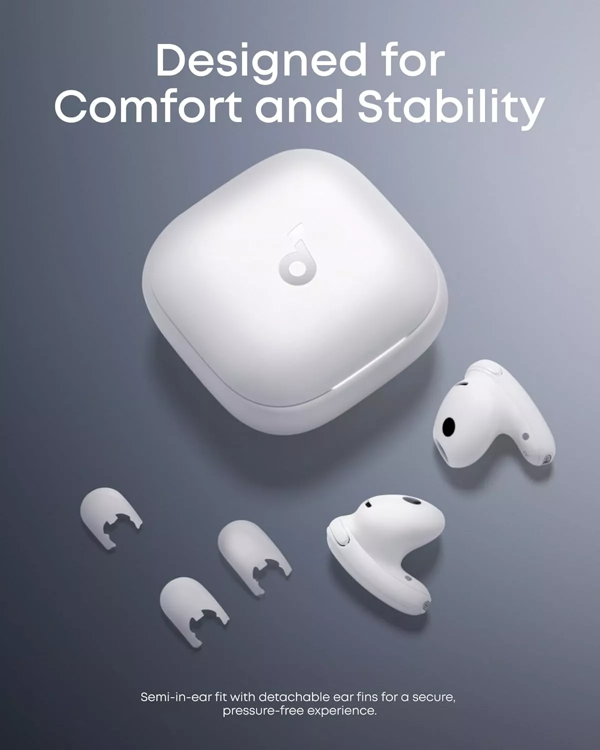 Handsfree Bluetooth Anker SoundCore Liberty Buds, TWS, ANC, Branco D1200G21