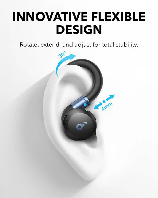 Auriculares Bluetooth Anker Soundcore Sport X20, TWS, ANC, Preto A3968G11