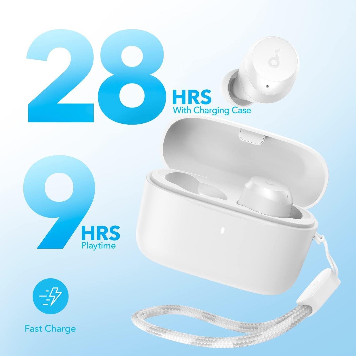 Handsfree Bluetooth Anker SoundCore A25i, TWS, Branco A3948G21