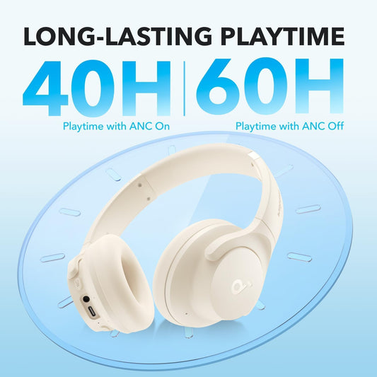 Handsfree Bluetooth Anker SoundCore Life Q20i, MultiPoint, A2DP, ANC, Branco A3004G21