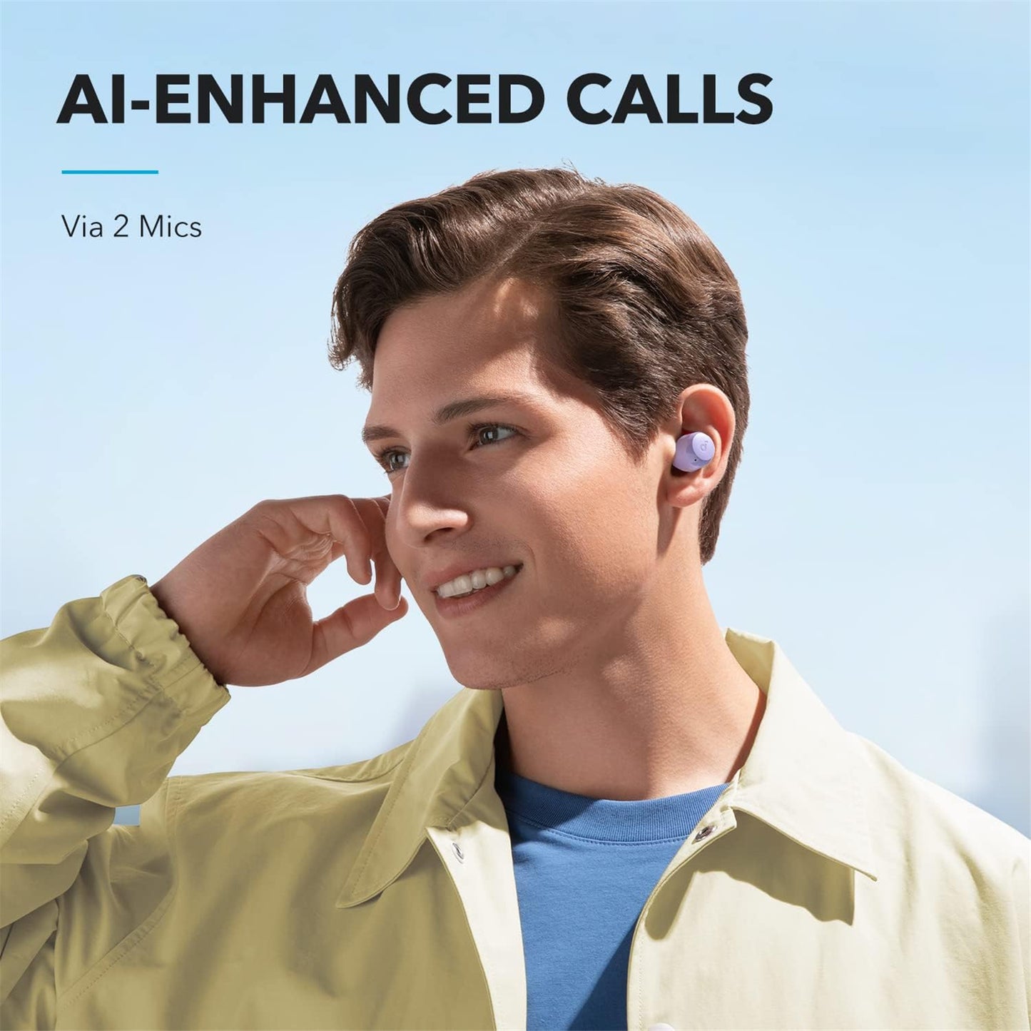 Handsfree Bluetooth Anker SoundCore A25i, TWS, Violeta A3948GQ2