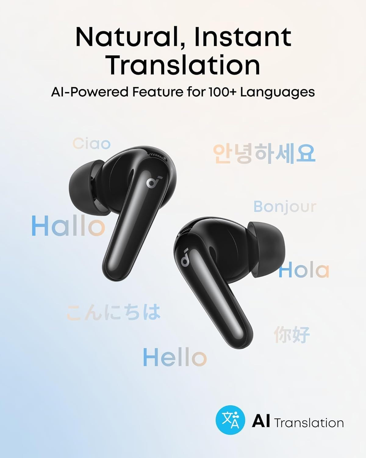 Handsfree Bluetooth Anker SoundCore R60i, TWS, ANC, Preto D1202G11