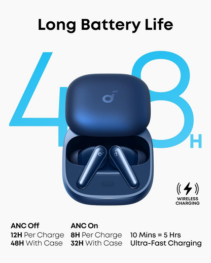 Handsfree Bluetooth Anker SoundCore Liberty 5, TWS, ANC, Azul A3957G31