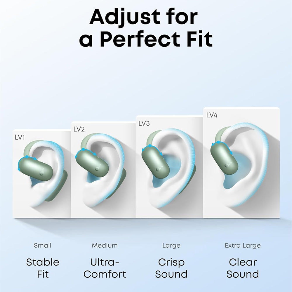 Handsfree Bluetooth Anker SoundCore AeroFit 2, TWS, Verde A3874G61