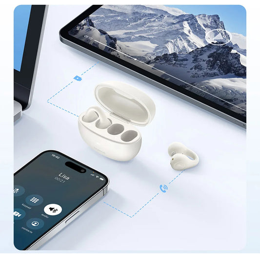 Handsfree Bluetooth Baseus AirGo AS01, TWS, Branco A00069101223-00
