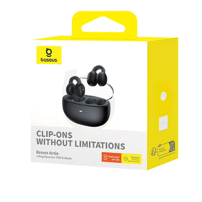 Handsfree Bluetooth Baseus AirGo 1 Ring, TWS, Preto A00069201113-00