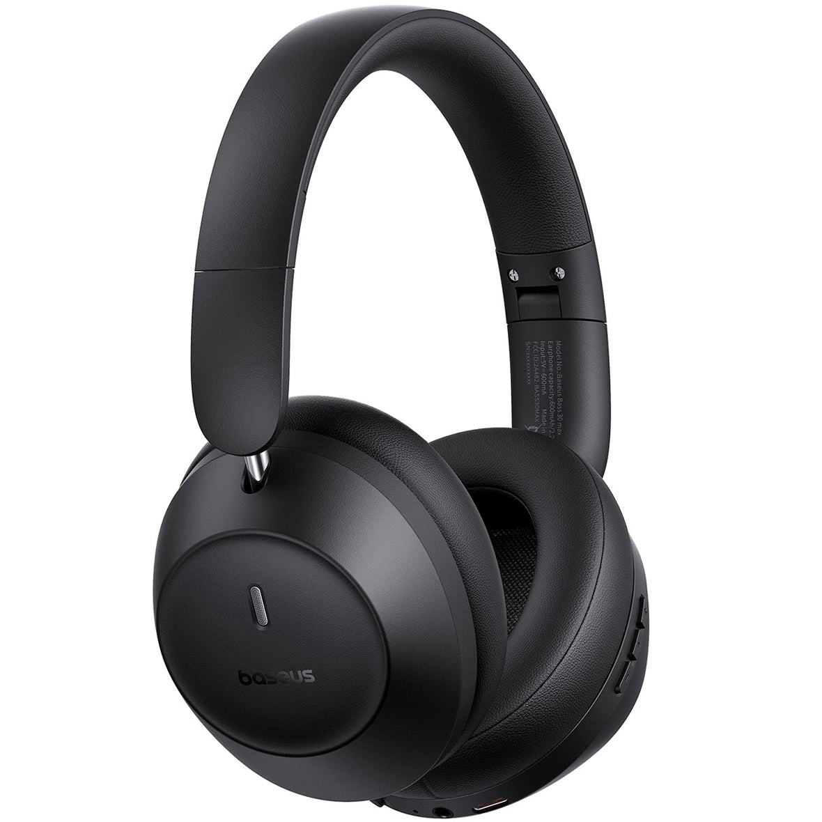 Mãos-livres Bluetooth Bluetooth Baseus Bass 30 Max, A2DP, Preto