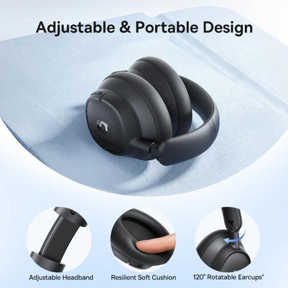 Handsfree Bluetooth Baseus Bass BH1 NC, MultiPoint, A2DP, ANC, Preto A0203703