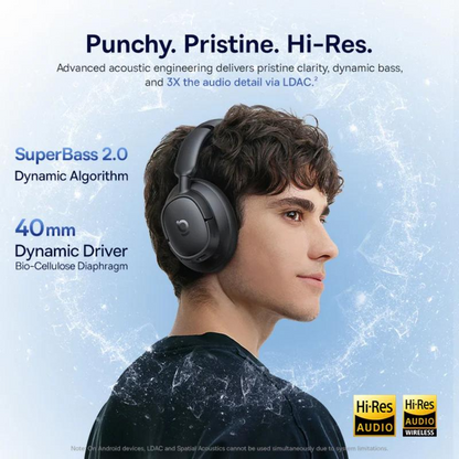 Handsfree Bluetooth Baseus Bass BH1 NC, MultiPoint, A2DP, ANC, Preto A0203703