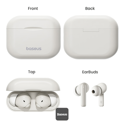 Baseus Bluetooth mãos-livres Bowie E17, TWS, branco A0007222200223-Z1 