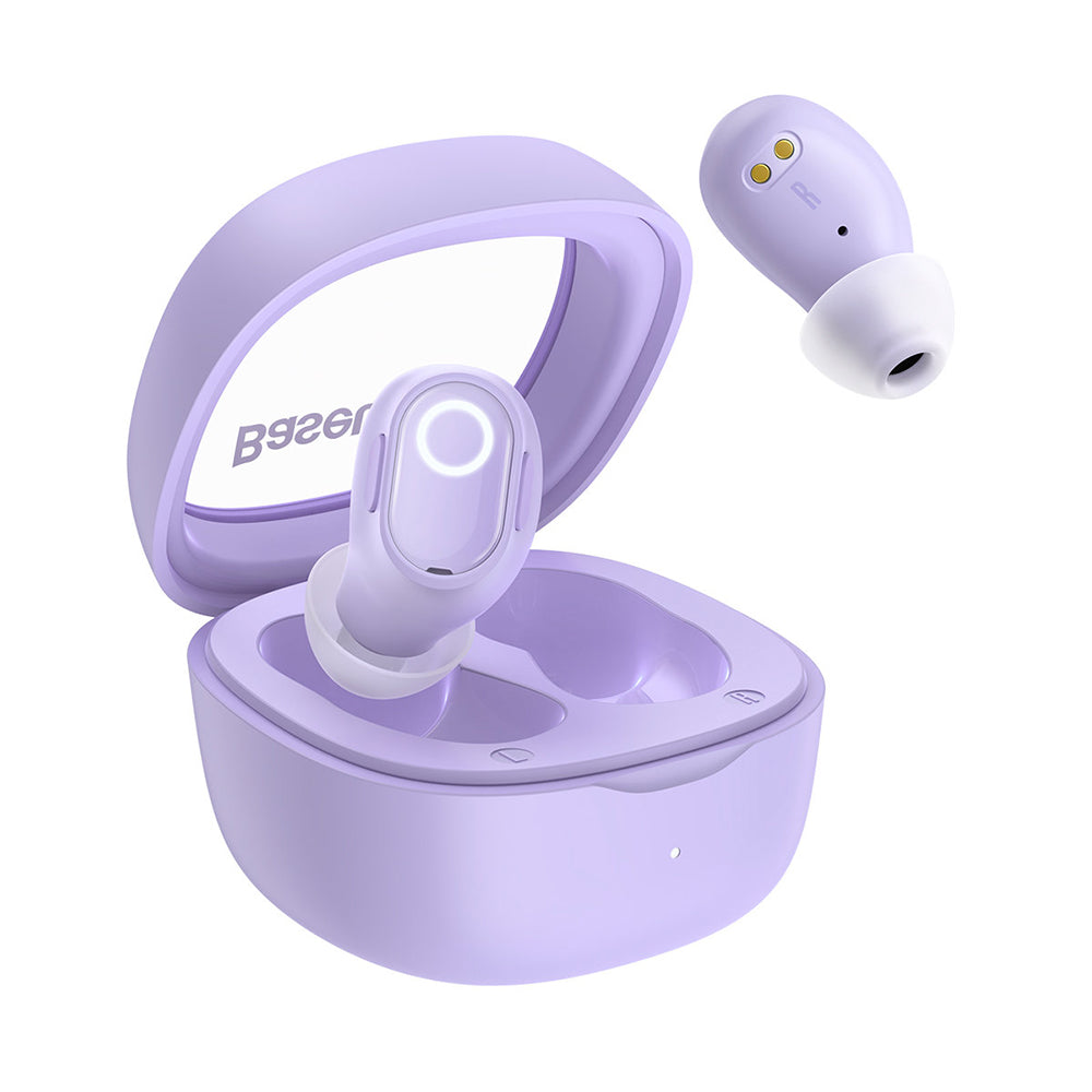 Handsfree Bluetooth Baseus Bowie WM02, TWS, Roxo NGTW370205