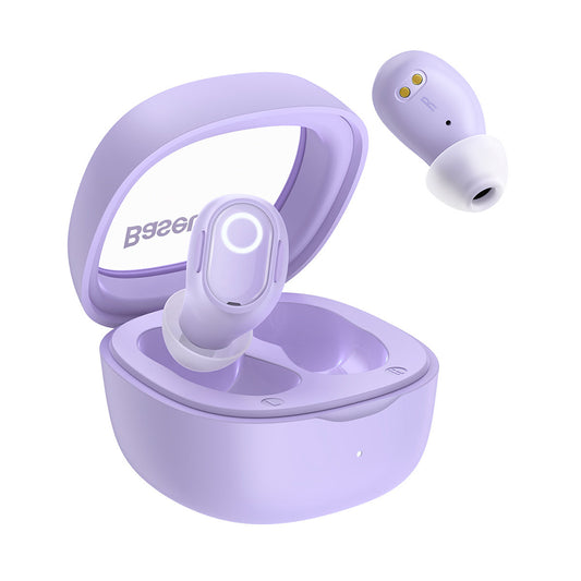 Handsfree Bluetooth Baseus Bowie WM02, TWS, Roxo NGTW370205