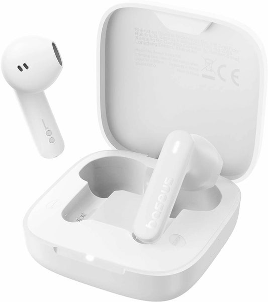 Mãos-livres Bluetooth Baseus Bowie E16, TWS, Branco A00061900223-00 