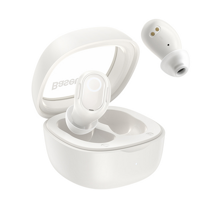 Handsfree Bluetooth Baseus Bowie WM02, TWS, Branco, Recondicionado NGTW370202