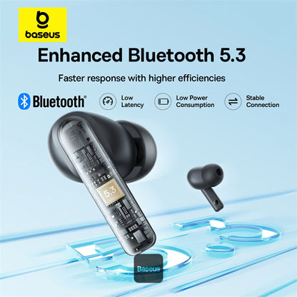 Baseus Bluetooth mãos-livres Bowie E17, TWS, preto A0007222200113113-Z1 