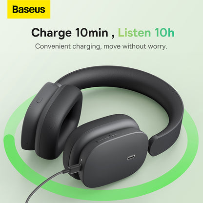 Handsfree Bluetooth Baseus Bowie H1, A2DP, ANC, Cream NGTW230202