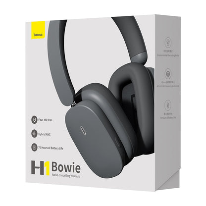 Handsfree Bluetooth Baseus Bowie H1, A2DP, ANC, Cinzento NGTW230213