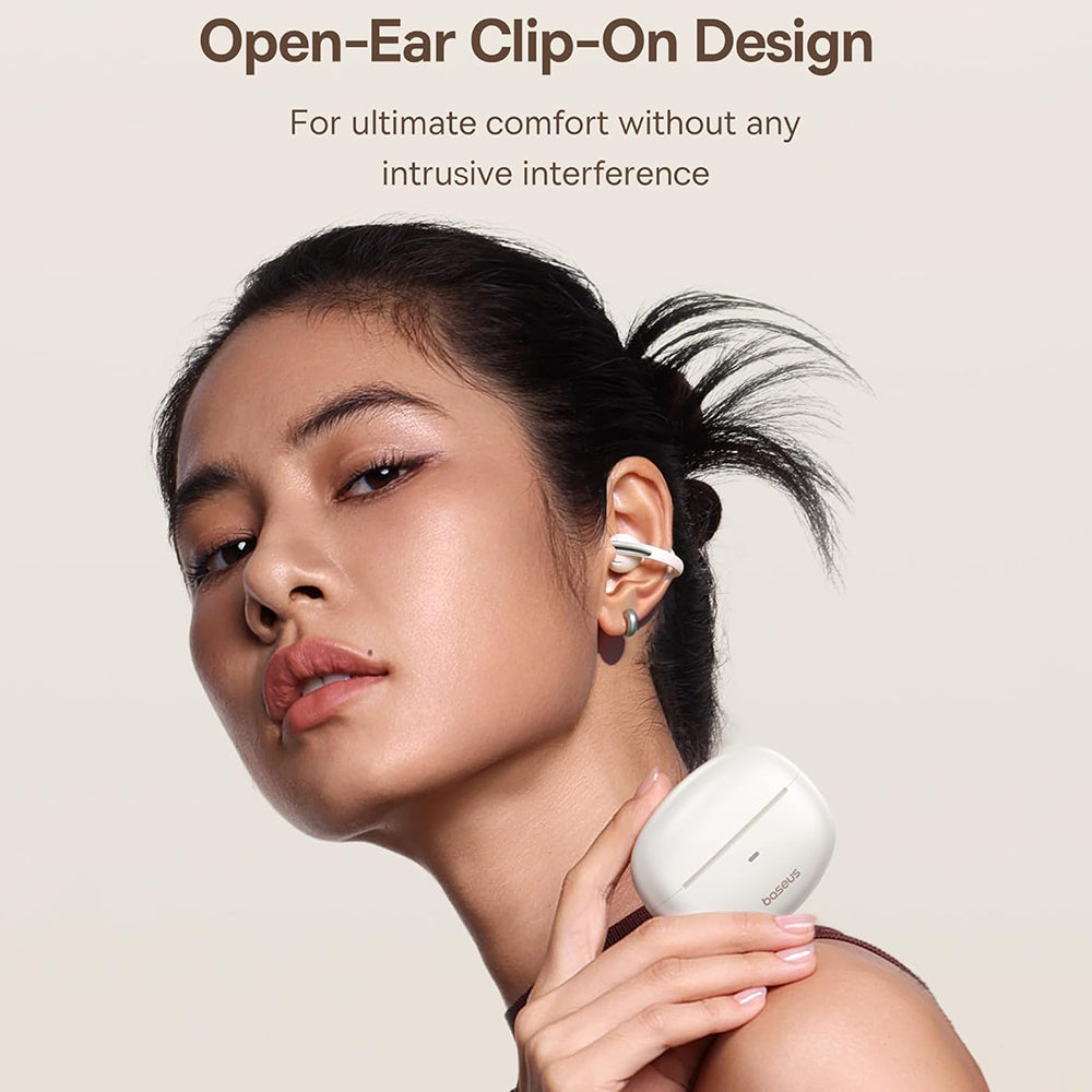 Handsfree Bluetooth Baseus Bowie MC1, TWS, Branco A00083501226-00