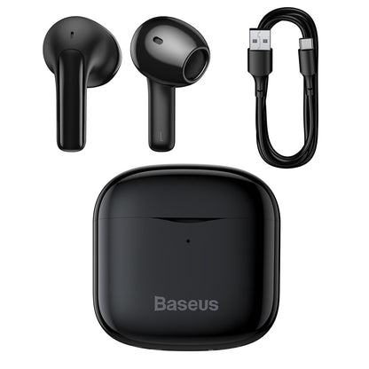 Baseus E3 Bluetooth mãos-livres, TWS, preto NGTWW080001 