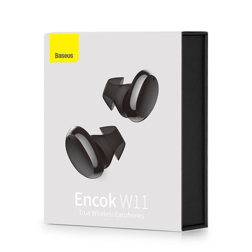 Handsfree Bluetooth Baseus Encok W11, TWS, Preto NGTW060001