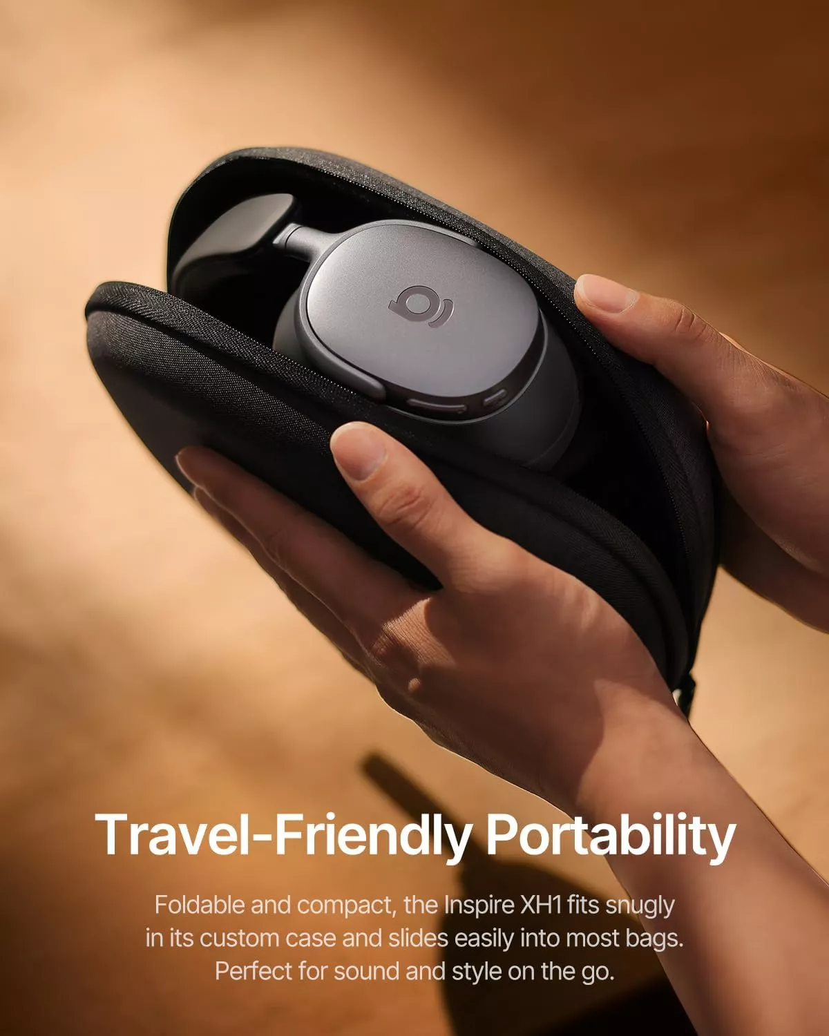 Handsfree Bluetooth Baseus Inspire XH1 Sound by Bose, A2DP, ANC, Preto A00085701123-00