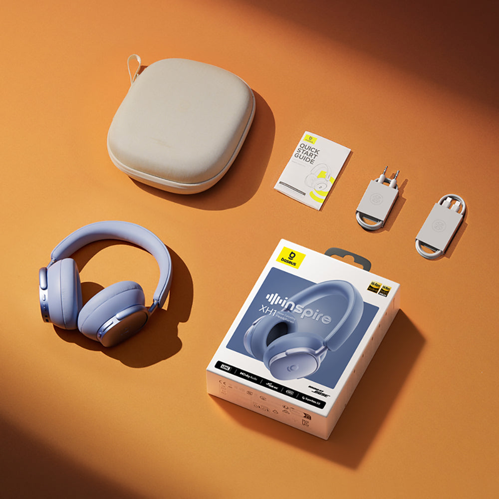Handsfree Bluetooth Baseus Inspire XH1 Sound by Bose, A2DP, ANC, Azul A0203601